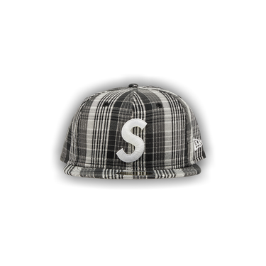 Buy Supreme Metallic Plaid S Logo New Era 'Black' - SS23H39 BLACK