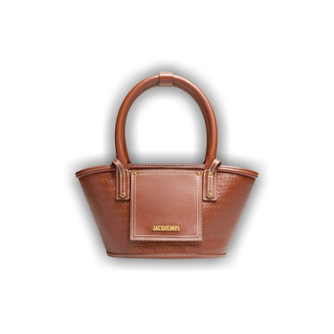 JACQUEMUS 22HACU00002BW00092560 関税送料込 Buy Jacquemus Le Petit Panier Soli Cuir 'Weave Embossed