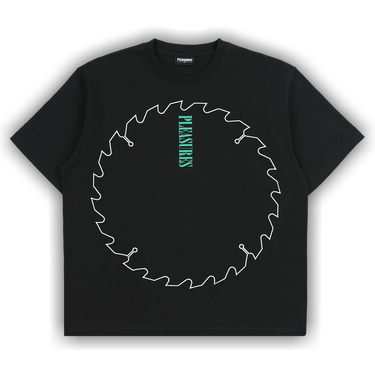 【PLEASURES】 SUPPER T-SHIRT Black T-shirt Pleasures Supper T-Shirt P23F050-BLK | FLEXDOG