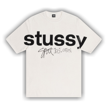 Buy Stussy Sport 100% Pigment Dyed Tee 'Natural' - 1904914
