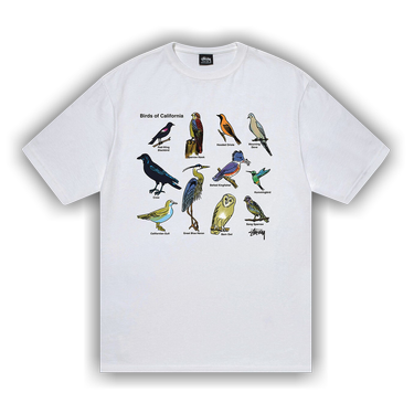 Stussy California Birds Tee 'White'