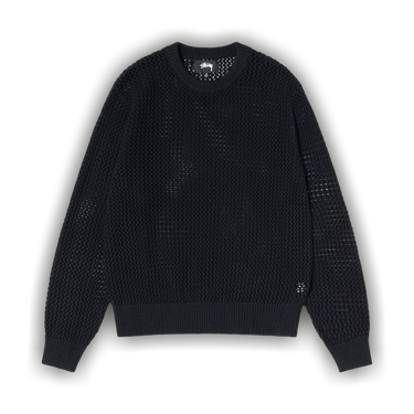STUSSY PIGMENT DYED LOOSE GAUGE SWEATER Sweater blue XL Used