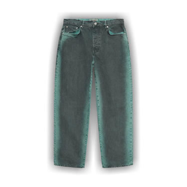 Buy Stussy Spray Dye Big Ol' Jeans 'Black' - 116617 BLAC | GOAT