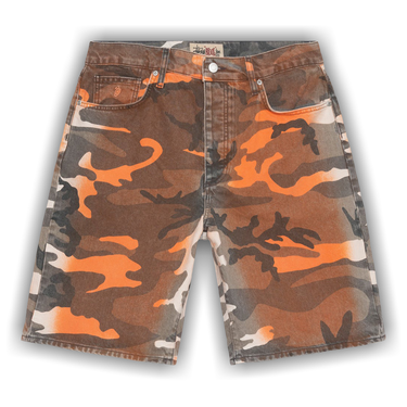 Stüssy: Men's Big Ol Shorts Spray Dye (Blue) | DSMNY E-SHOP