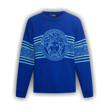 Versace sweater clearance blue