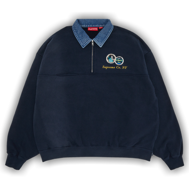 21ss Supreme シュプリーム Liner Crewneck Navy Supreme Liner Crewneck Washed Navy | eBay