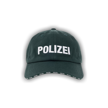 日本最大のブランド Vetements Buy Polizei Green 'Forest Cap Baseball Embroidered 帽子