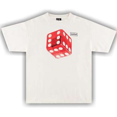 Buy SAINT Mxxxxxx Dice Tee 'White' - SM S23 0000 014 | GOAT