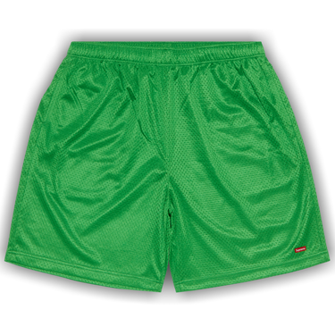 Achetez des Supreme Small Box Baggy Mesh Short 'Green' - SS23SH34