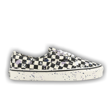 VANS ANAHEIM AUTHENTIC paint splatter 白黒 VANS ANAHEIM AUTHENTIC paint splatter 白黒 - メルカリ