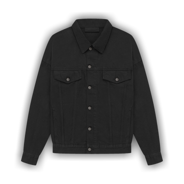 Buy Fear of God Essentials Denim Jacket 'Black' - 202SP234270F | GOAT