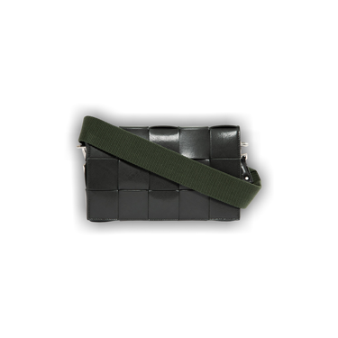 Buy Bottega Veneta Leather Cassette Crossbody Bag 'Dark Green