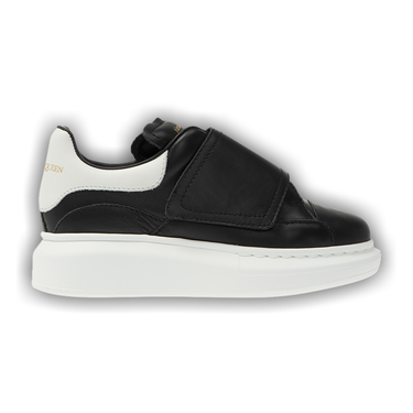 Buy Alexander McQueen Oversized Grip Strap Sneaker Kids Black White 2022 687070 WHX11 1070 GOAT UK
