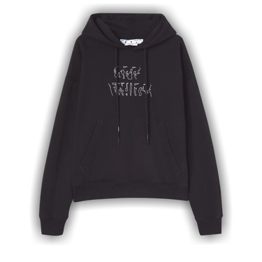 スウェット・トレーナー OFF-WHITE 'Mary Skate' hoodie Black  OMBB085S24FLE0091001 Off-White Mary Skate Hoodie 'Black' OMBB085S24FLE0091001