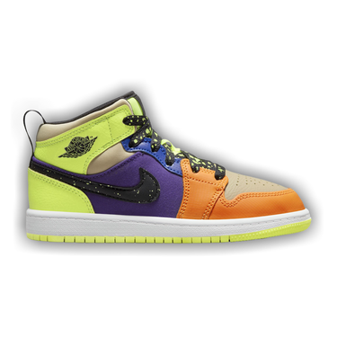 スニーカー JORDAN1MIDALT(PS) Nike Air Jordan 1 Mid SE (PS) Leopard Cheetah Print Boys