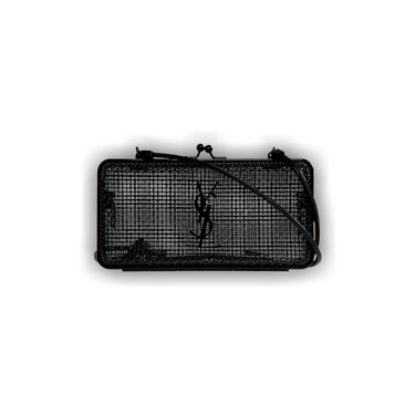 【関税＆送料込み】Saint Laurent Pw Minaudiere Saint Laurent New Minaudiere Clutch in Noir | FWRD