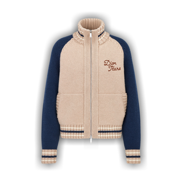 Buy Dior x Denim Tears Zipped Blouson 'Beige/Navy Blue