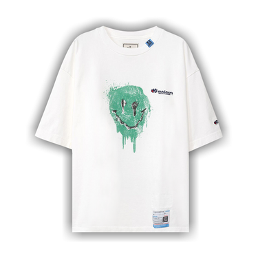 みぃたさん Buy Maison Mihara Yasuhiro Smily Face Printed T-Shirt 'White