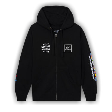 Anti social social club flag hoodie on sale
