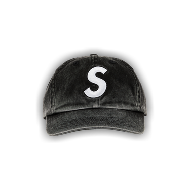 Buy Supreme Pigment Print S Logo 6-Panel 'Black' - FW23H108