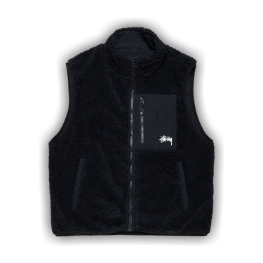 Stussy Sherpa vest S size パープル STUSSY Sherpa Vest - Purple | TheRoom