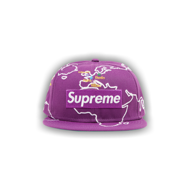 Buy Supreme Worldwide Box Logo New Era 'Purple' - FW23H21 PURPLE