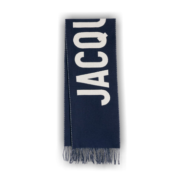 未使用 JACQUEMUS ジャックムス ロゴスカーフ Navy Jacquemus - L'echarpe Jacquemus Scarf in Navy – Stoy