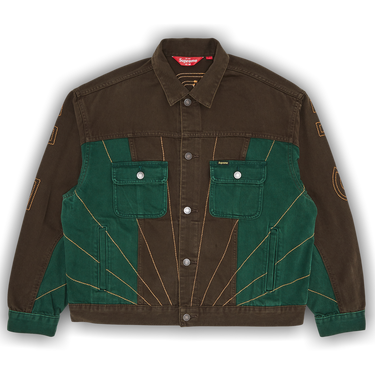 ジャケット・アウター Radial Embroidered Denim Trucker Jacket Supreme Radial Embroidered Denim Trucker Jacket Black Men's