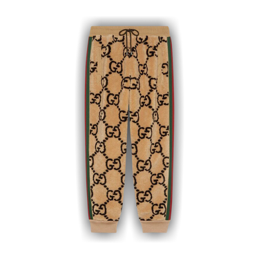 人気商品の入荷速報 入荷Now Buy Gucci GG Jacquard Jogging Pant 'Camel/Ebony' - 715233 ヘアアクセサリー