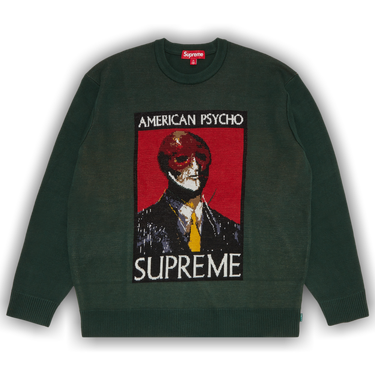 Buy Supreme American Psycho Sweater 'Green' - FW23SK43 ...