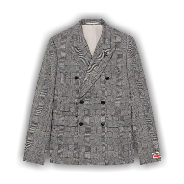 ★KENZO★ Double-breasted jacket black FD52VE0399JB99 FD52VE Kenzo Suit Jacket - Black | Garmentory
