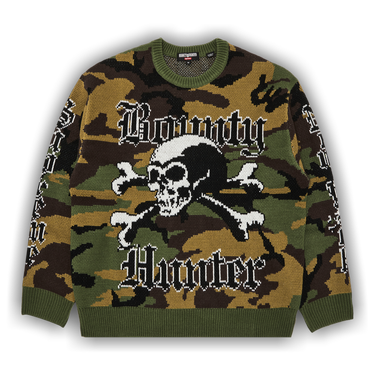 Buy Supreme x Bounty Hunter Sweater 'Woodland Camo' - FW23SK32