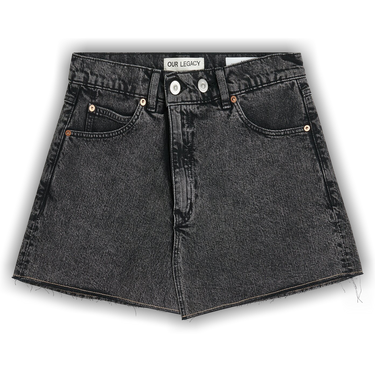 OUR LEGACY カハ スカト W4235COB BLACK Buy Our Legacy Overdyed Cover Skirt 'Black' - W4235COB | GOAT