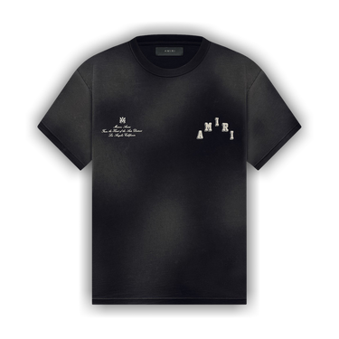 Buy Amiri Vintage Collegiate Tee 'Black' - PF23MJG008 001