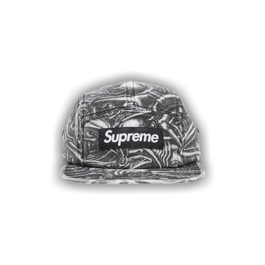 商品画像：Supreme H.R. Giger Camp Cap Black In Hand Allover Print FW23 4