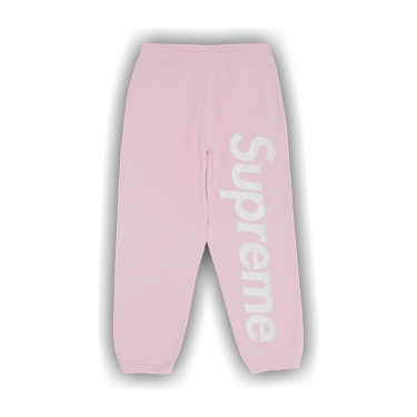 Supreme Satin Appliqué Sweatpant 'Light Pink'