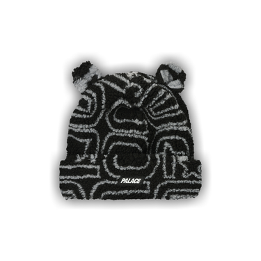 Buy Palace Joyrex Fleece Ears Beanie 'Black' - P25BN037 | GOAT