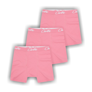 Buy Corteiz Allstarz Boxers (3 Pack) 'Pink' - 7892 1FW230207AB3P