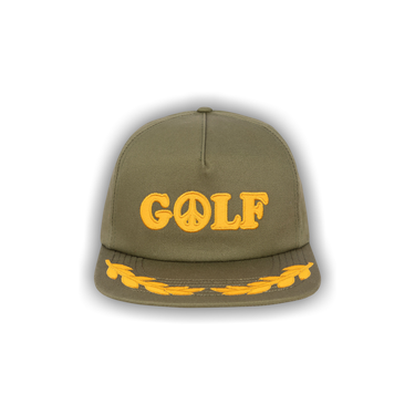 GOLF WANG Script 5パネル スナップバック キャップ 2色 送料込 GOLF WANG Script 5パネル スナップバック キャップ 2色 送料込