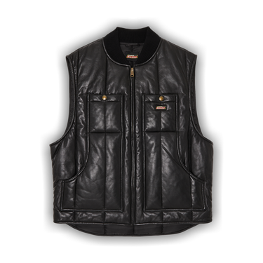 Supreme Dickies Leather Work Vest 繰り返さ シュプリーム
