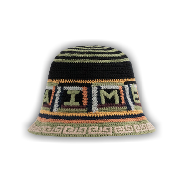 Buy Aimé Leon Dore Crochet Bucket Hat 'Jet Black' - FW23AH011 JET