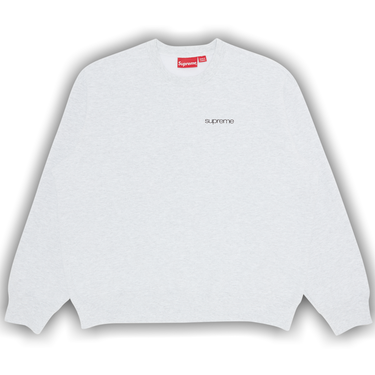 Buy Supreme NYC Crewneck 'Ash Grey' - FW23SW119 ASH GREY | GOAT