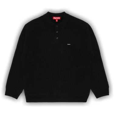 Buy Supreme Small Box Polo Sweater Black FW23SK22 BLACK GOAT