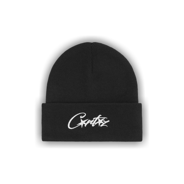 Corteiz Allstarz Folded Beanie Triple Black - SS22 - US