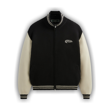 ジャケット・アウター KITH wyona full zip varsity sweater Buy Kith Wyona Full Zip Varisity Sweater 'Black' - KHM031416 001