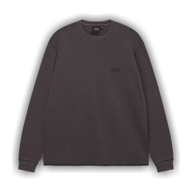 Stüssy Basic Stock Raglan Thermal Washed Black