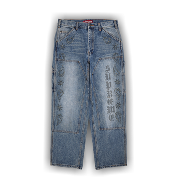 Buy Supreme Paisley Studded Double Knee Painter Pant 'Washed