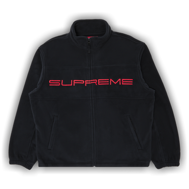 Buy Supreme Polartec Zip Jacket 'Black' - FW23J101 BLACK | GOAT