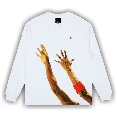 JORDAN BRAND × UNION / ×UNION長袖Tシャツ/XS/コットン/WHT/cv1298-100 Buy Air Jordan x Union LA The J Long-Sleeve T-Shirt 'White