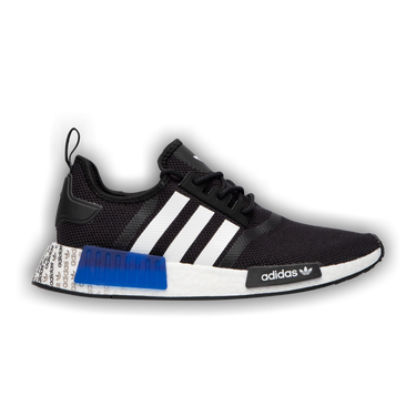 Buy NMD R1 Logo Print Black Royal Blue HP8977 GOAT